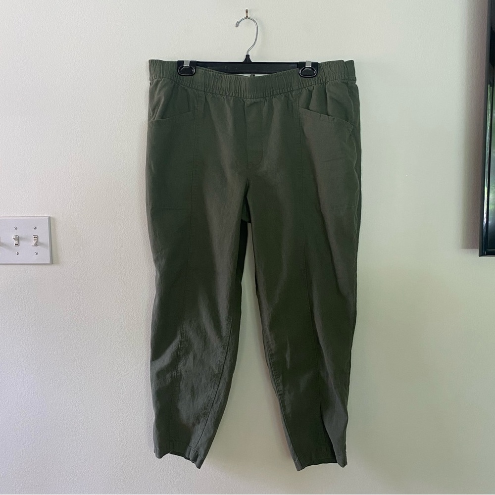 Old Navy | Linen-Blend Cropped Pant